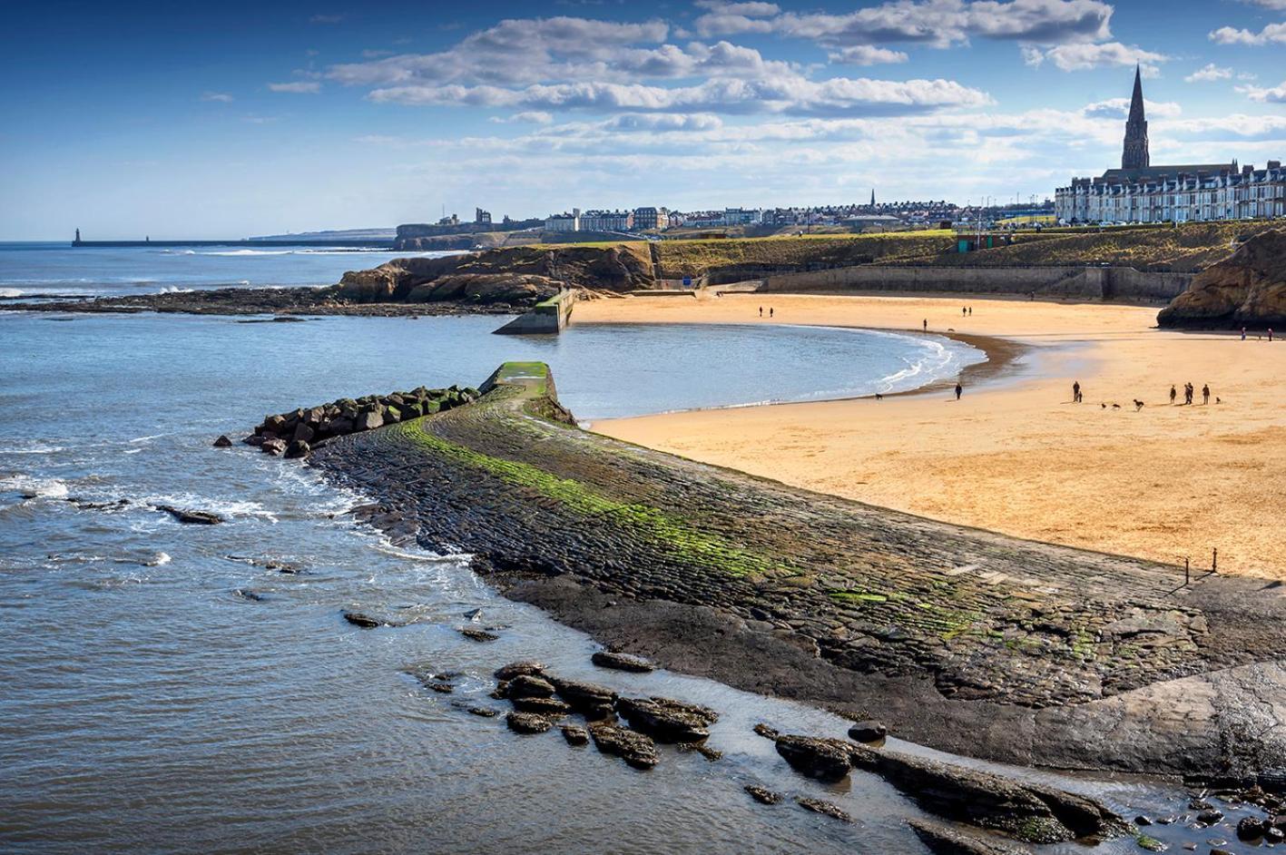 شقة Station Retreat Cullercoats Free Onsite Parking المظهر الخارجي الصورة